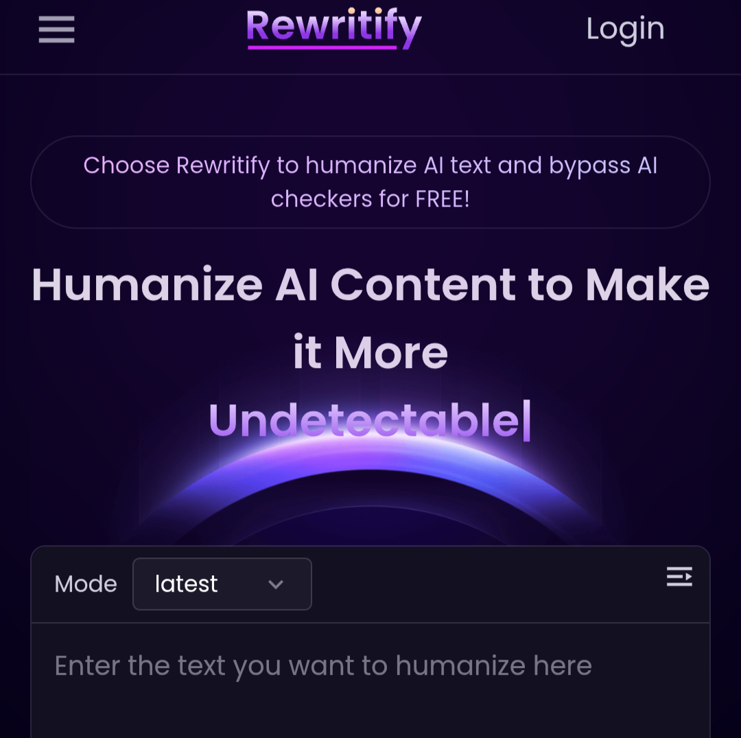 Rewritify screenshot